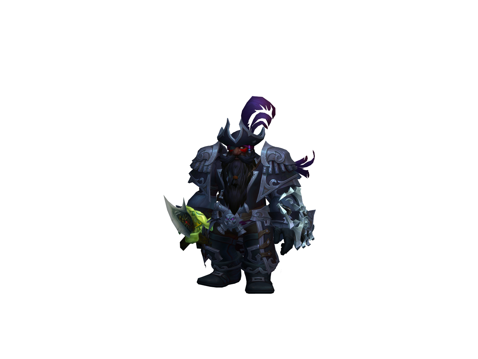Tunnelvision 3D character render