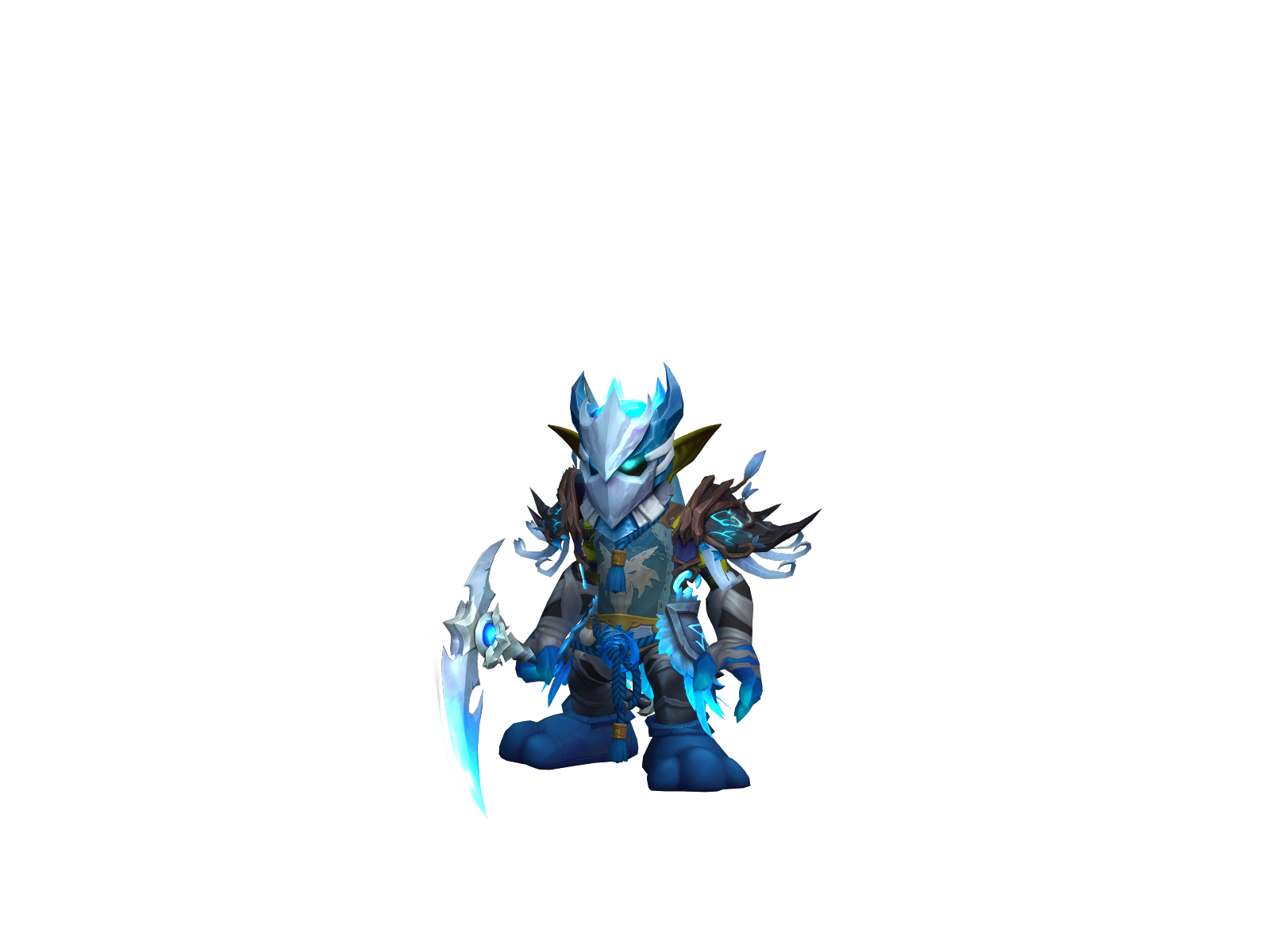 Kìck 3D character render