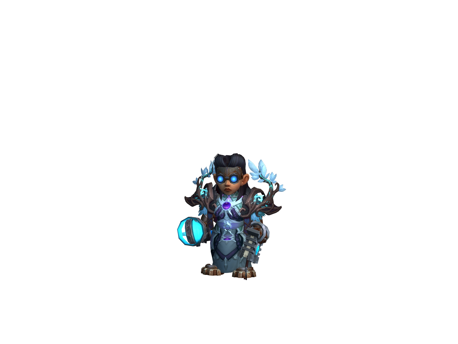 Vohk 3D character render