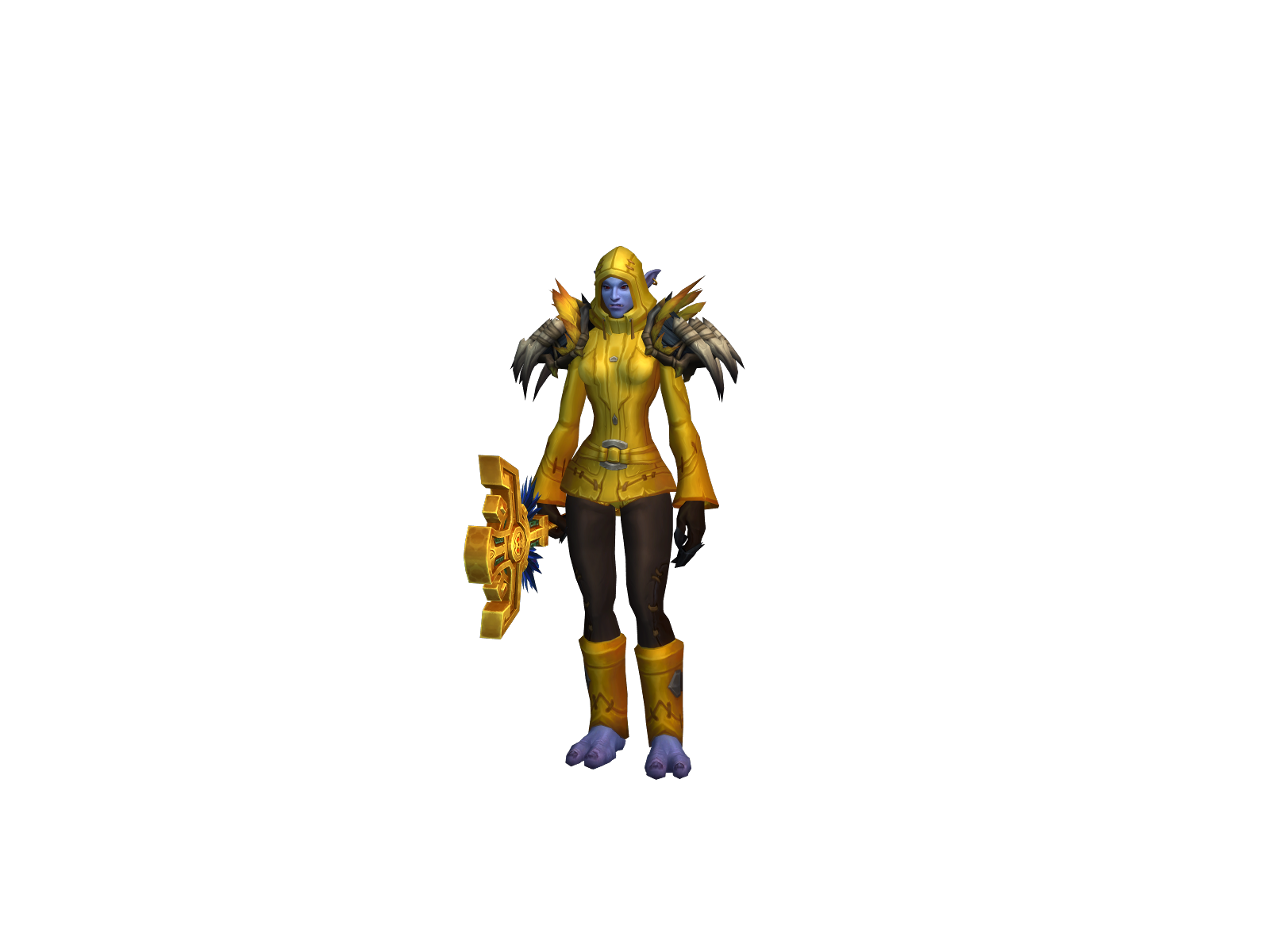 Çhinook 3D character render