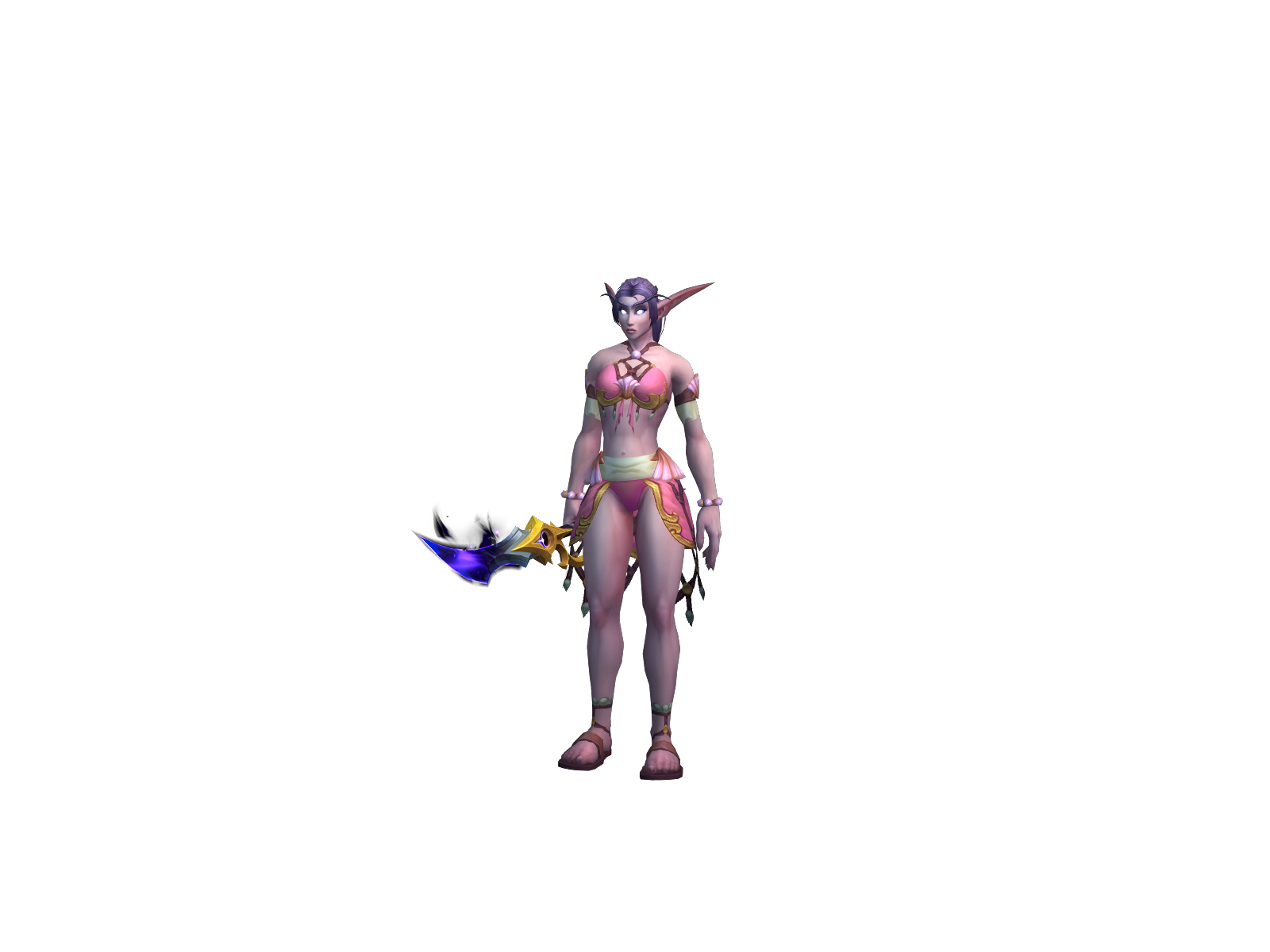 Sunpetal 3D character render