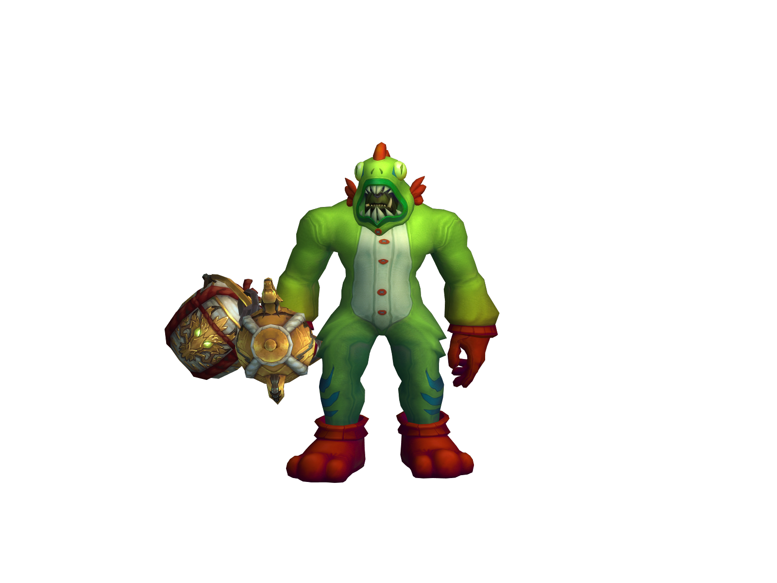 Freakykarate 3D character render