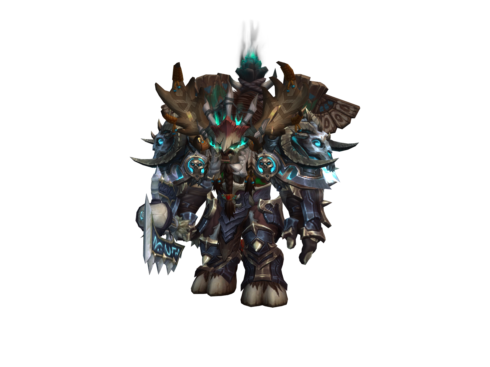 Rexzotaurus 3D character render