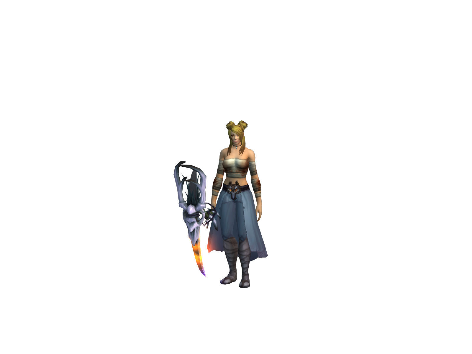 Liviaa 3D character render