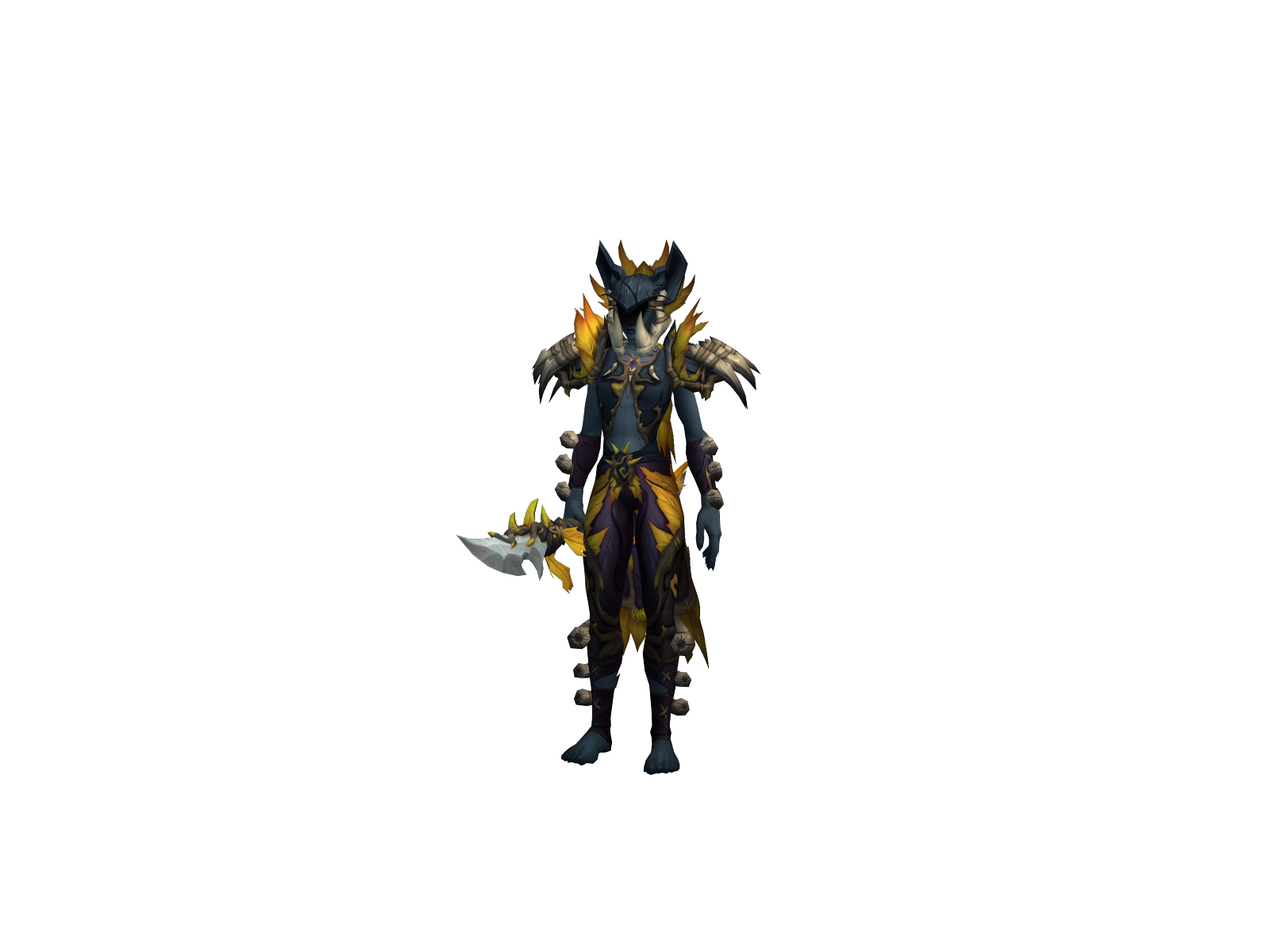 Largest 3D character render