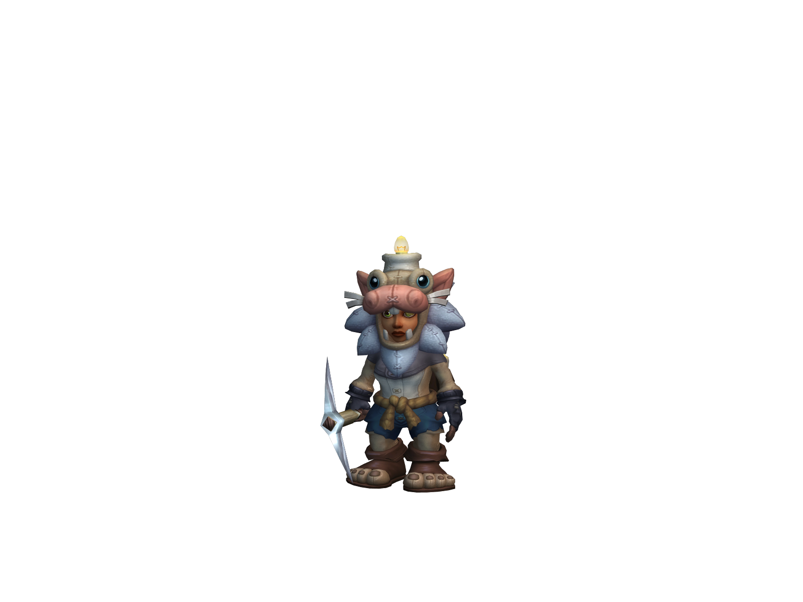 Gizzmo 3D character render