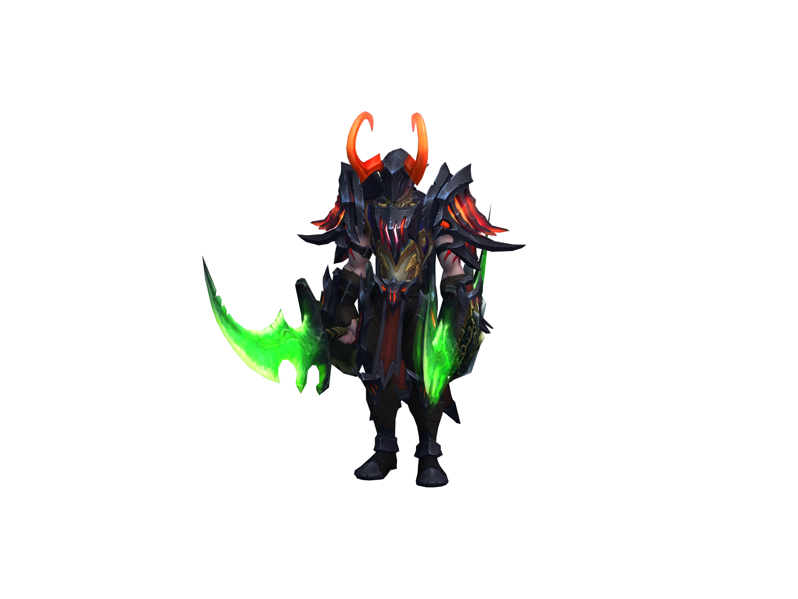 Greenflaame 3D character render