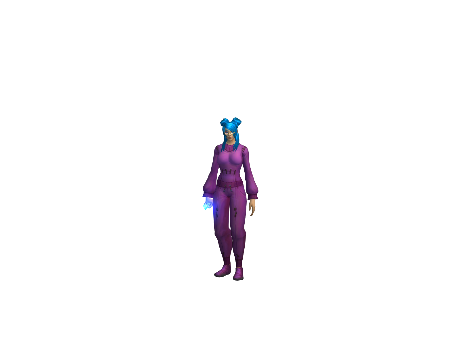 Kaylaa 3D character render