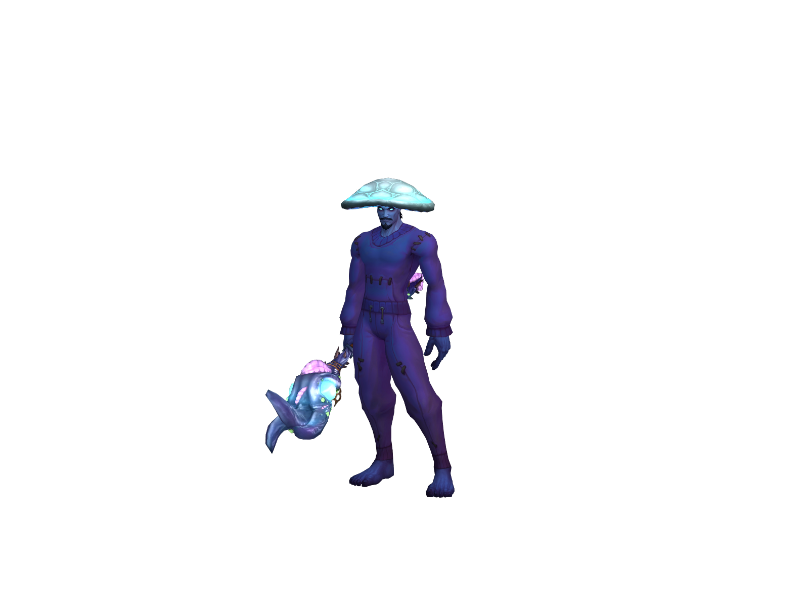 Wizza 3D character render