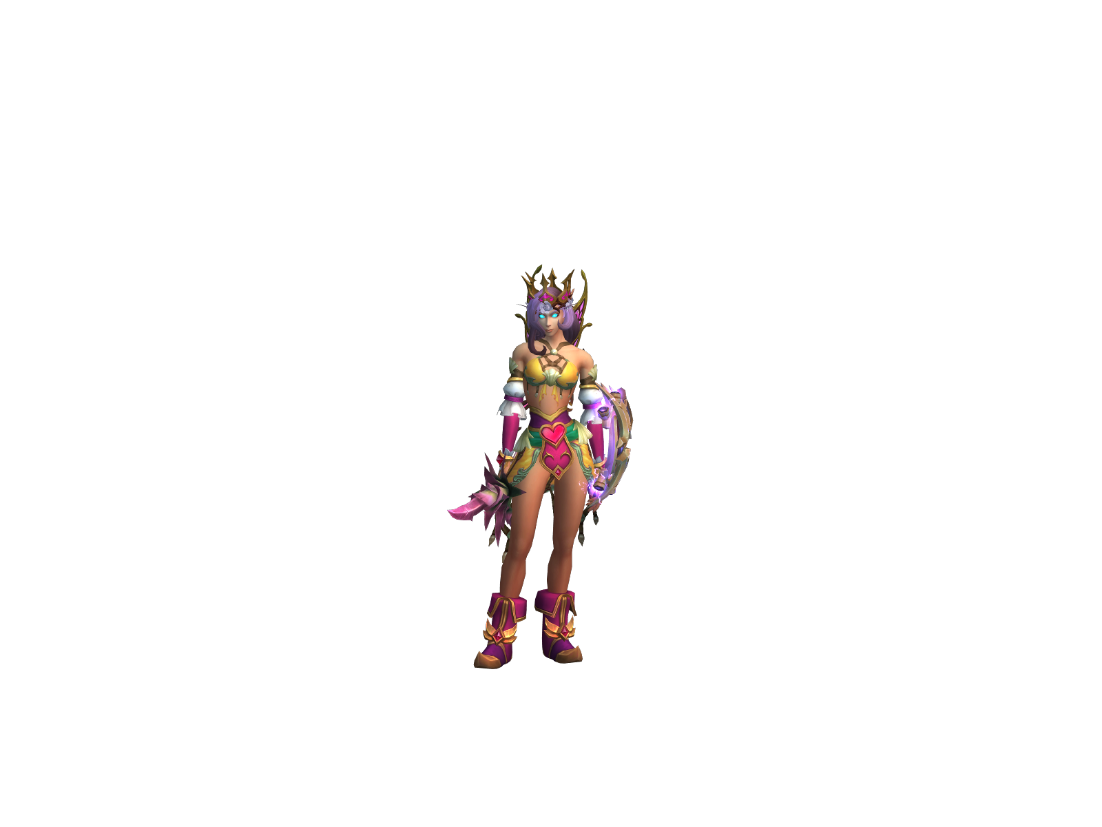 Bubblegirl 3D character render