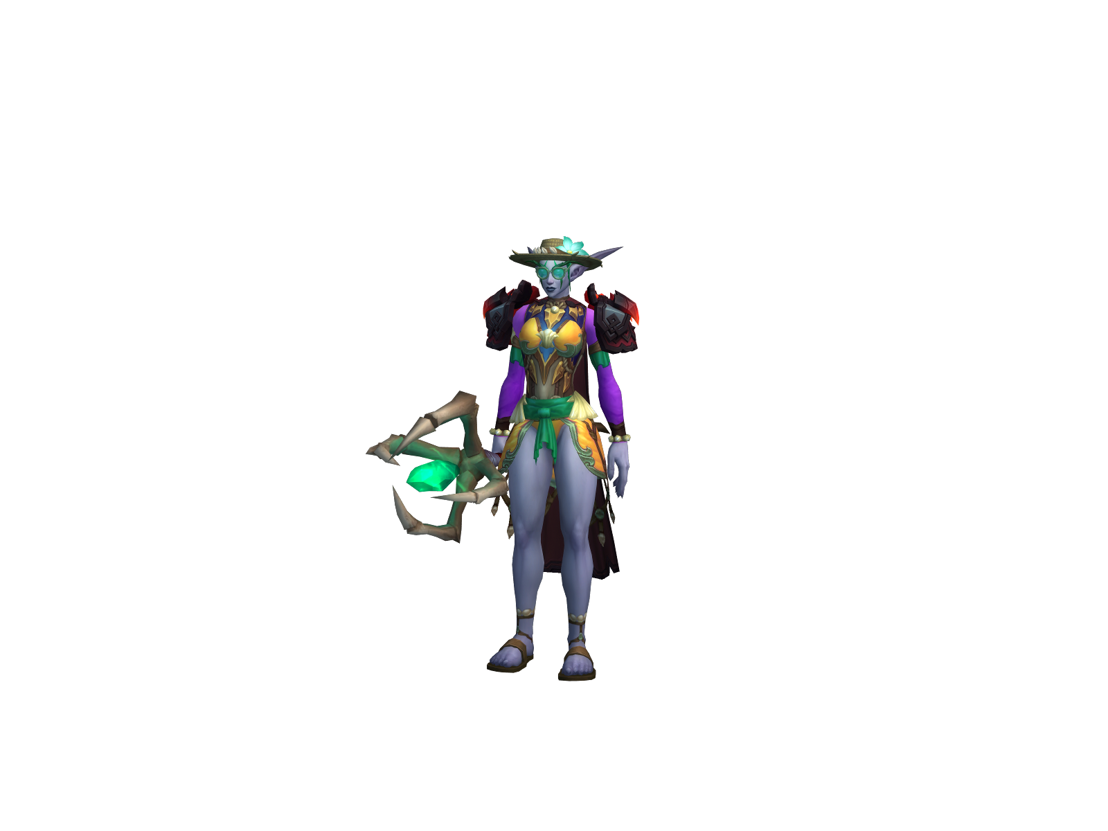 Hiheyhello 3D character render