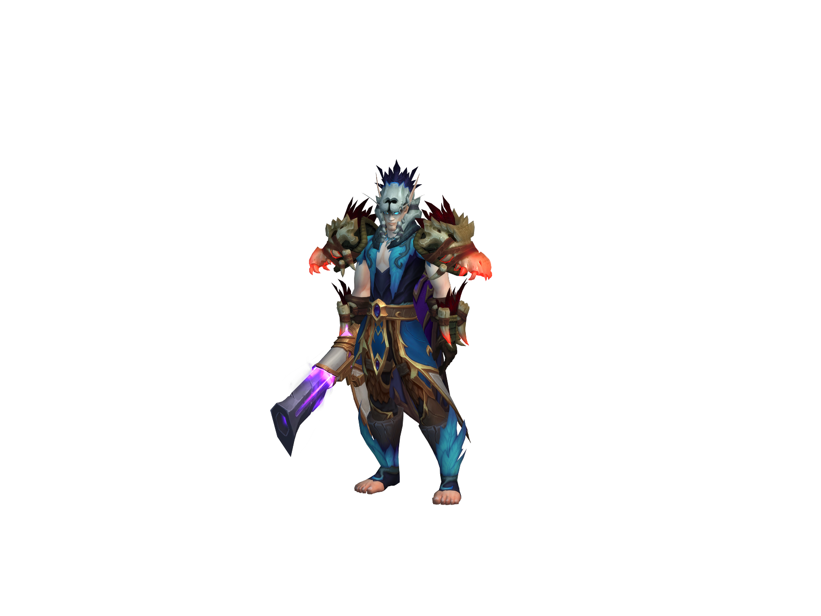 Fourtwenylol 3D character render