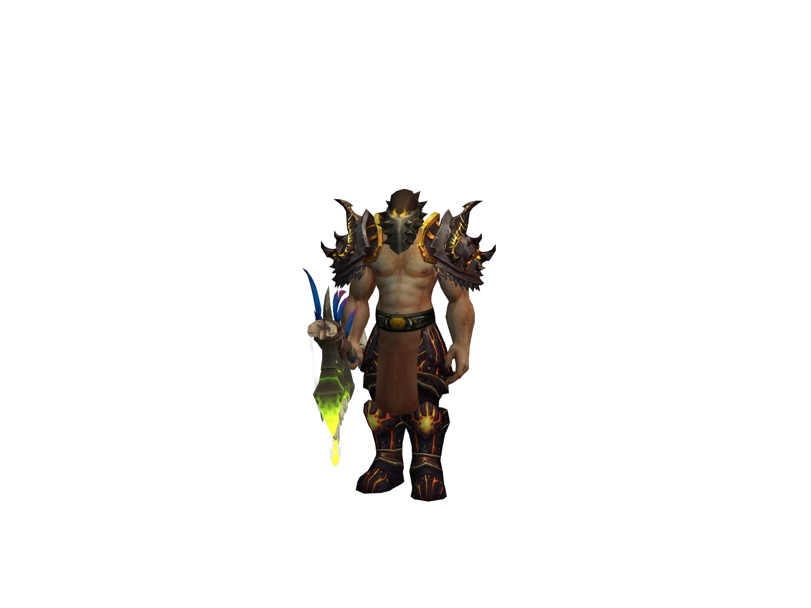 Tephrage 3D character render
