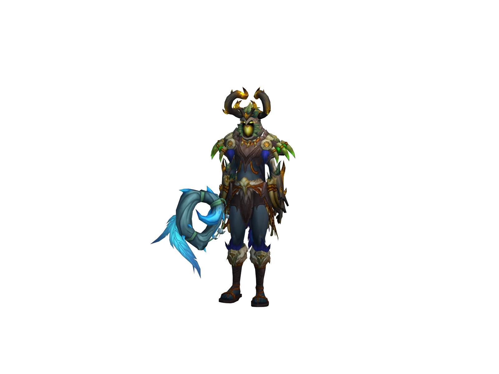 Unrootable 3D character render
