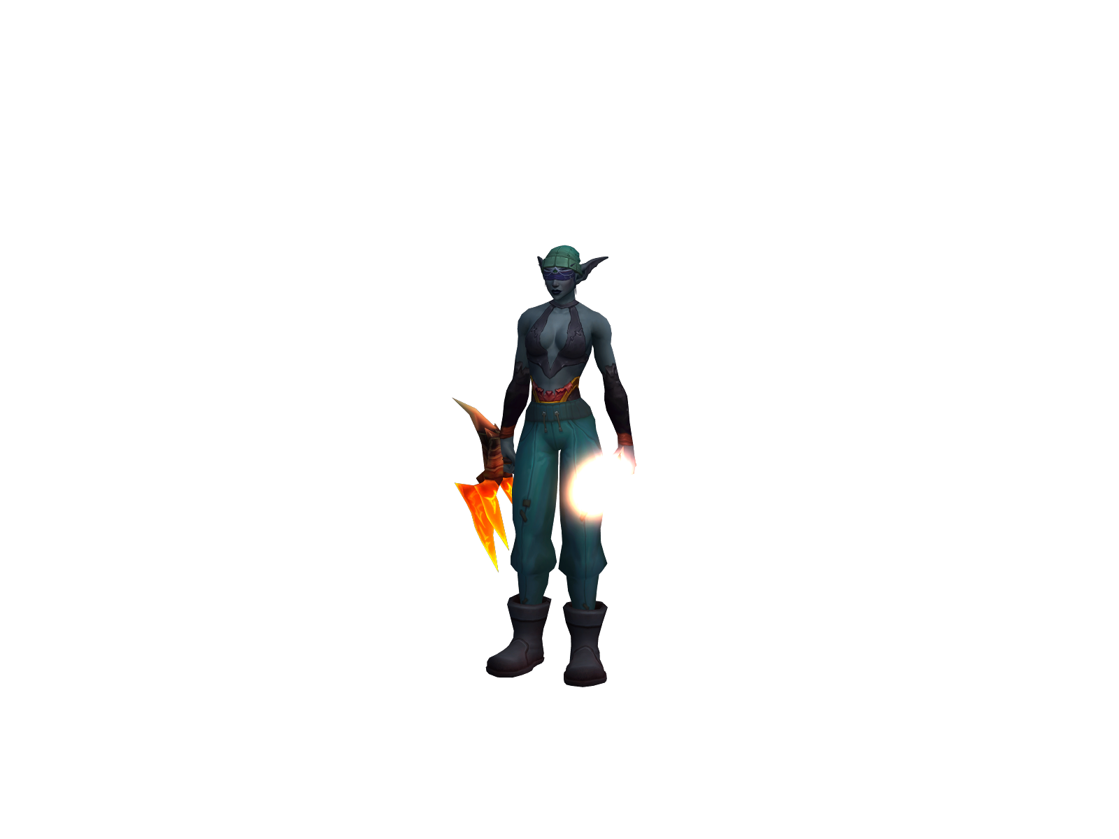 Illchaylad 3D character render