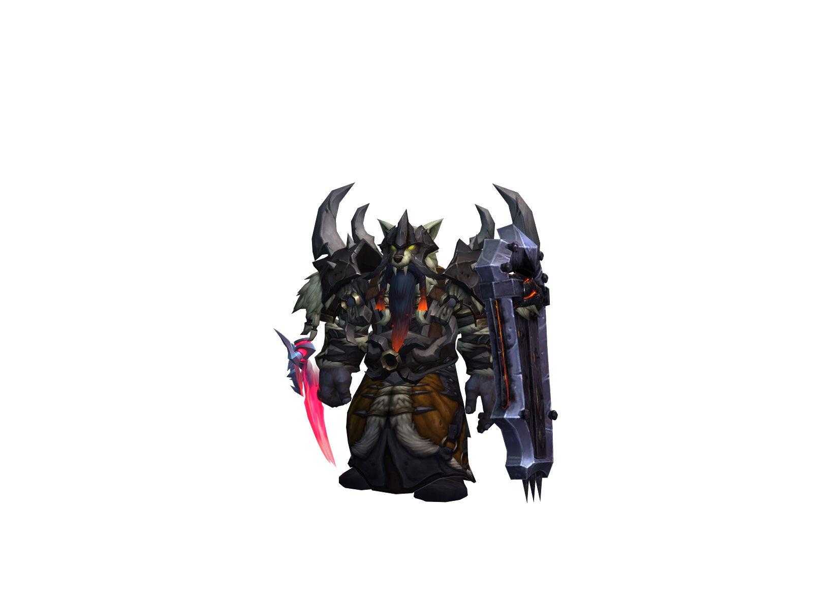 Fierymoo 3D character render