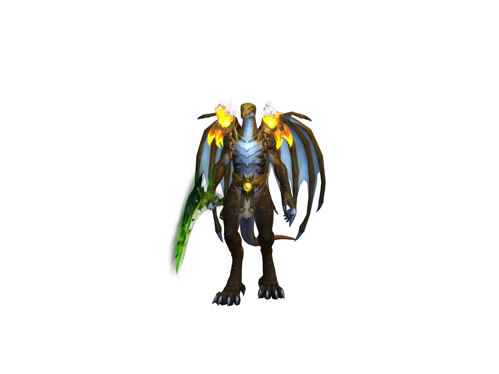 Lizardbrain 3D character render
