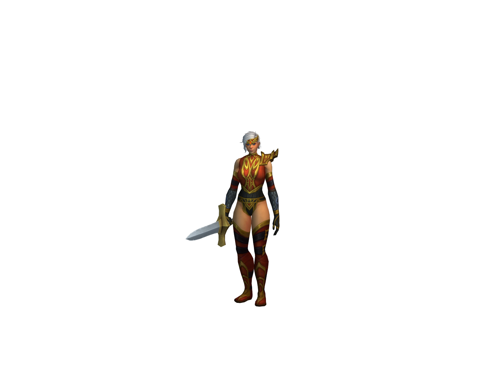 Dacc 3D character render