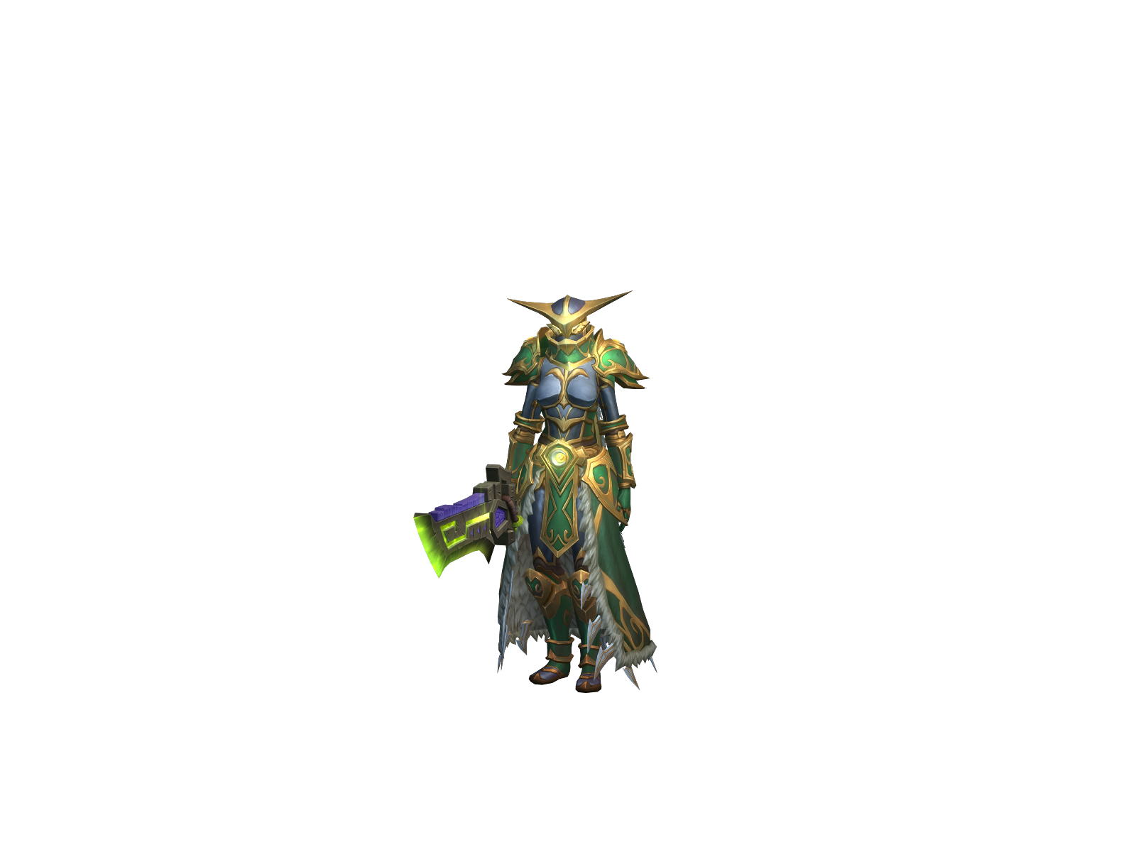 Chawpedmode 3D character render