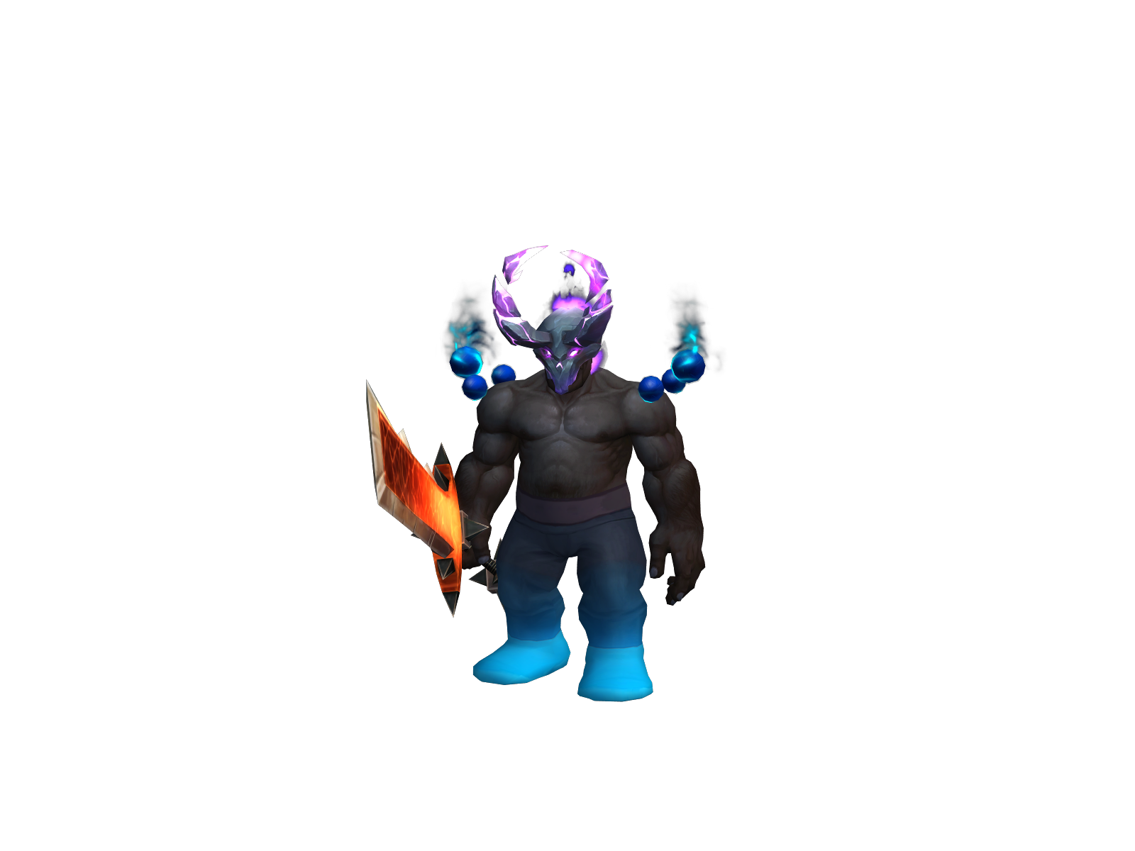 Colouredmale 3D character render