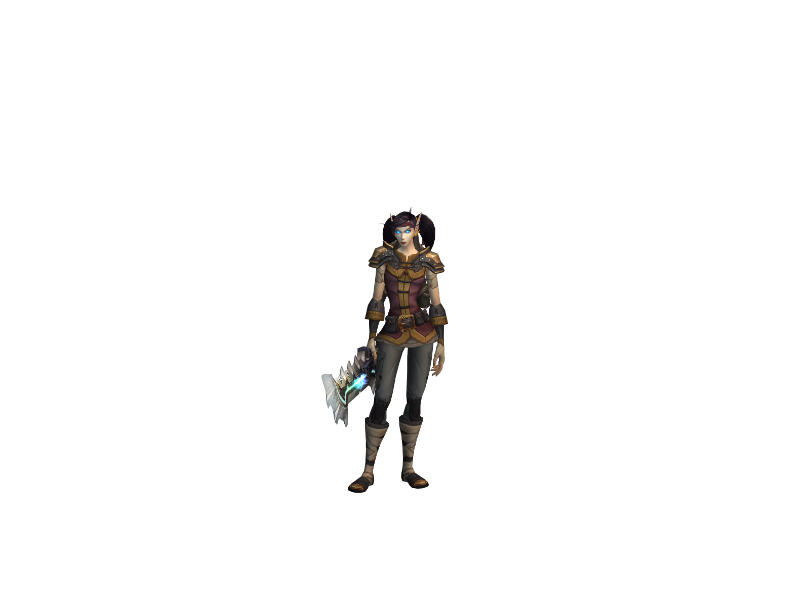 Liaraevia 3D character render