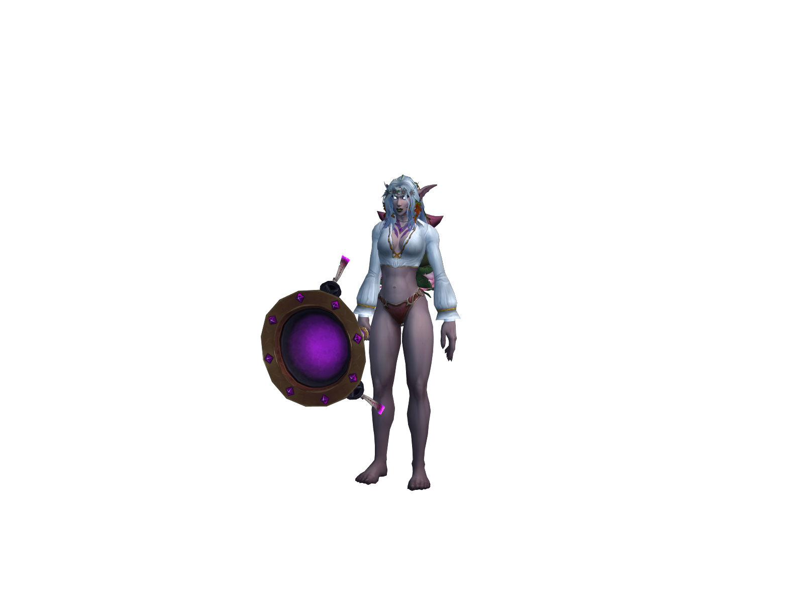 Qwerabcv 3D character render