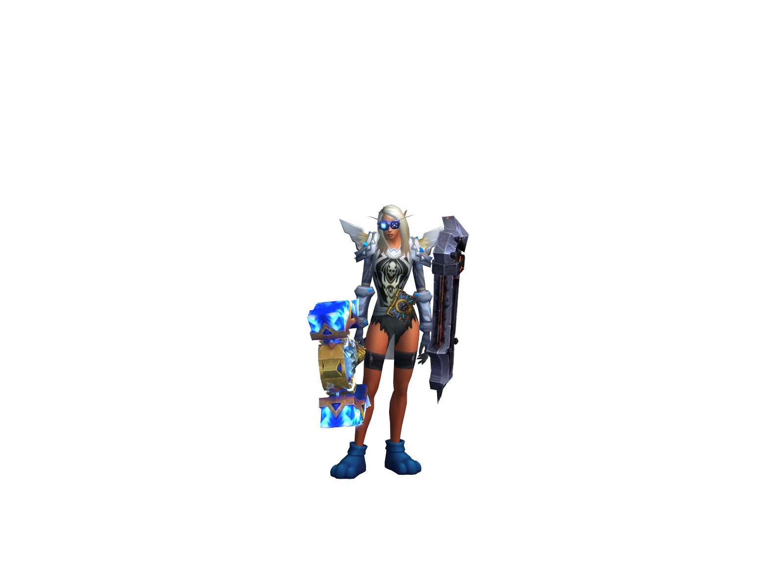 Mathgirl 3D character render
