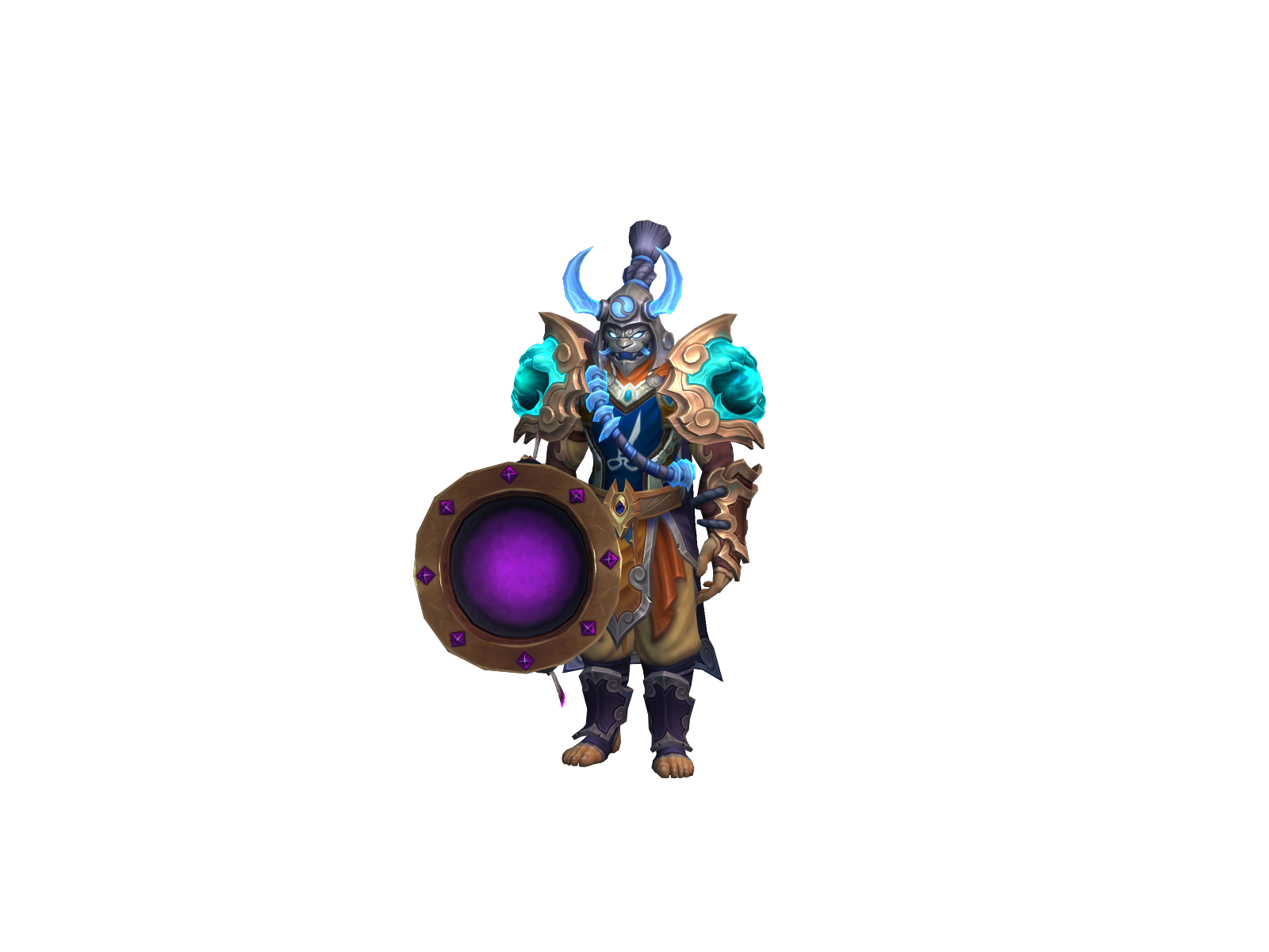 Kungfused 3D character render