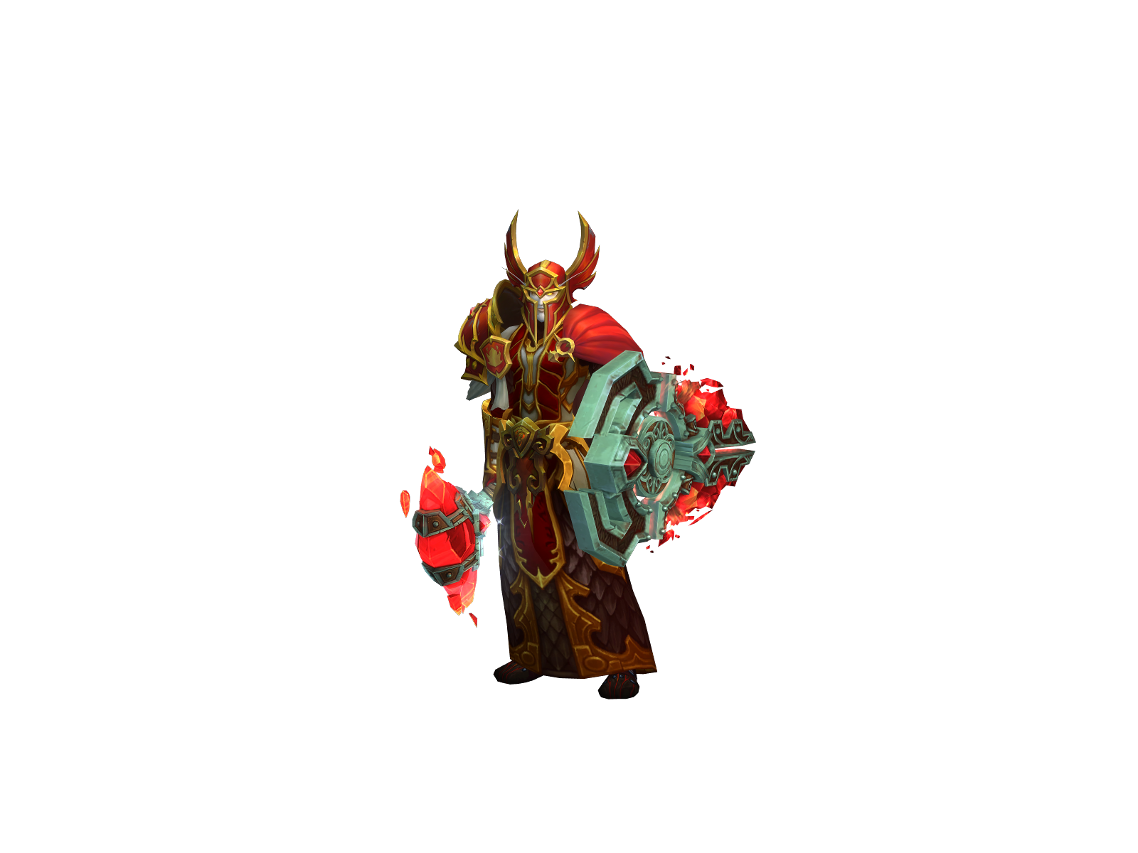 Piperacillin 3D character render