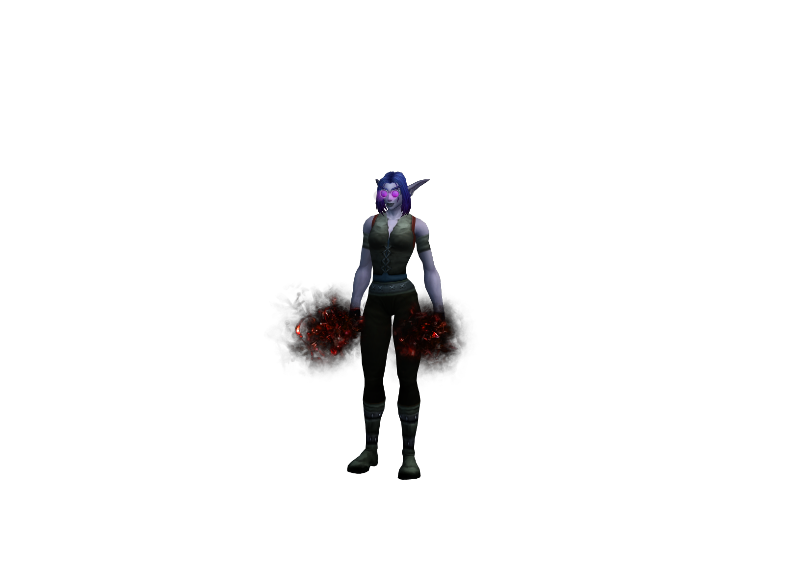 Líandrì 3D character render