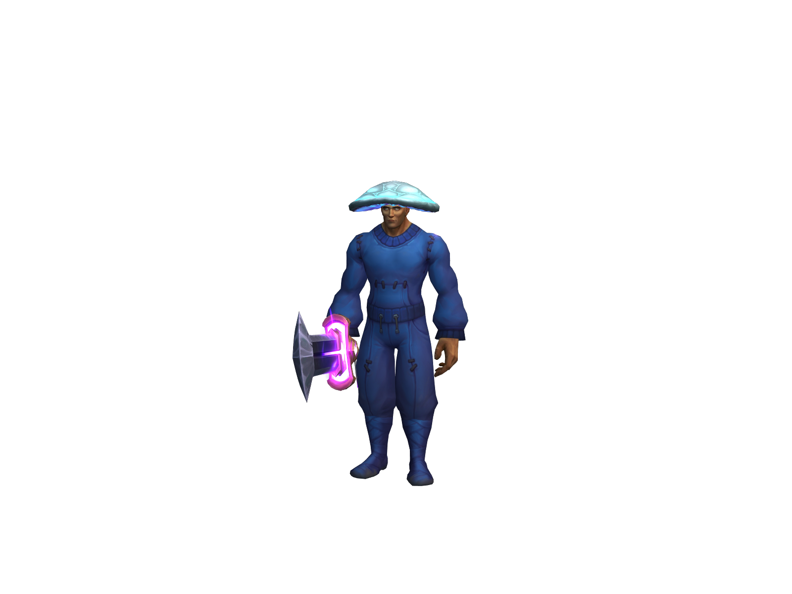 Skinnipeen 3D character render