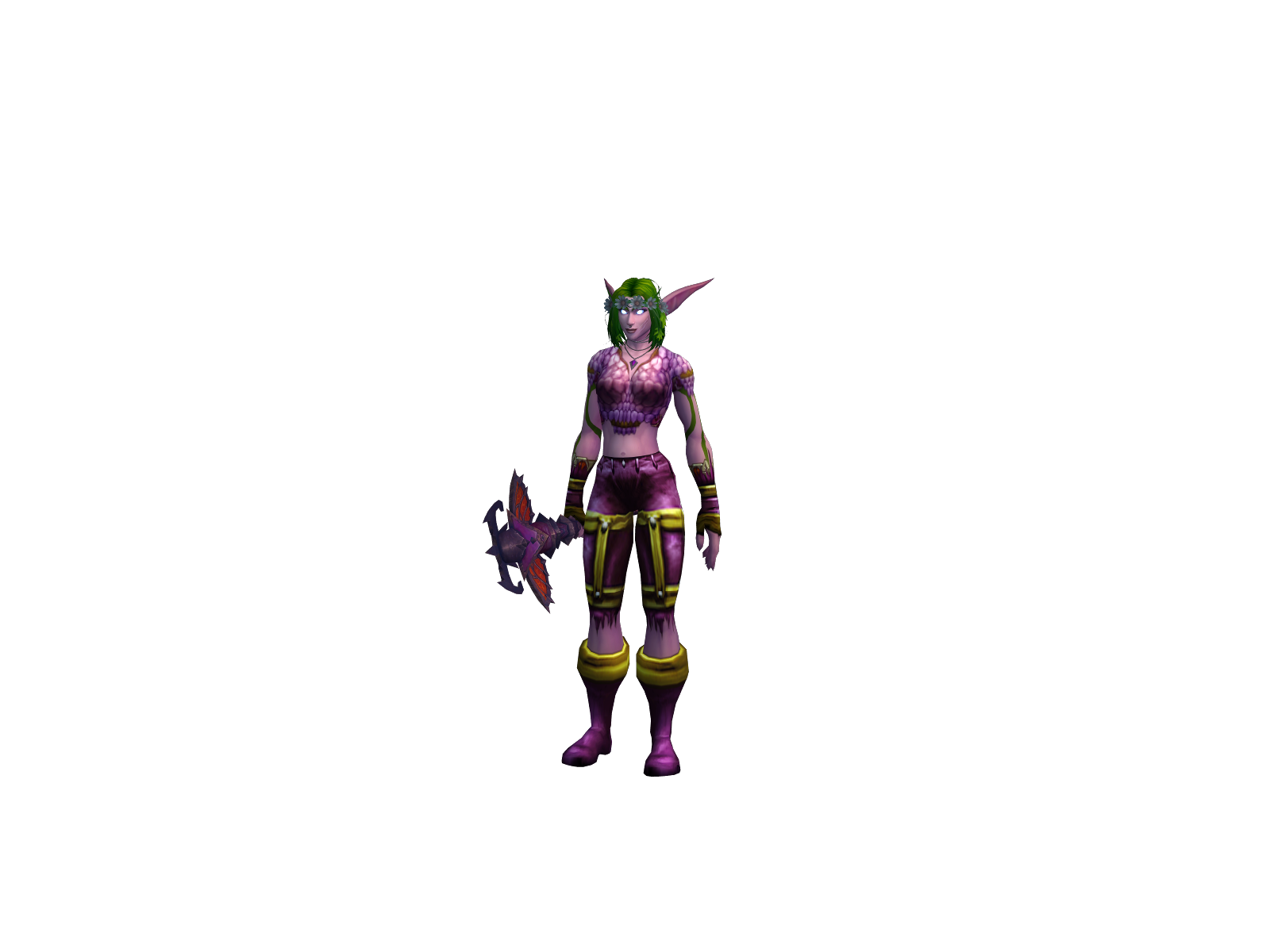 Vaeltheriel 3D character render