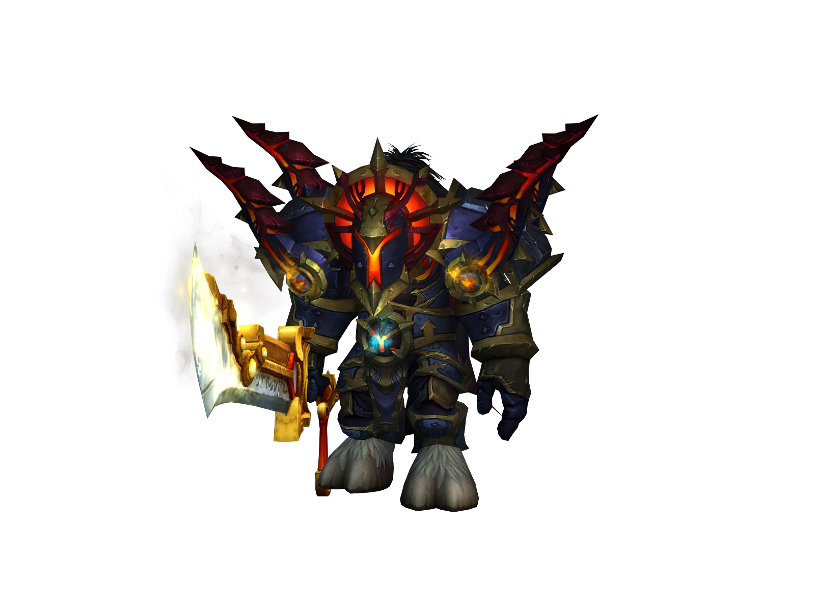 Fieryus 3D character render