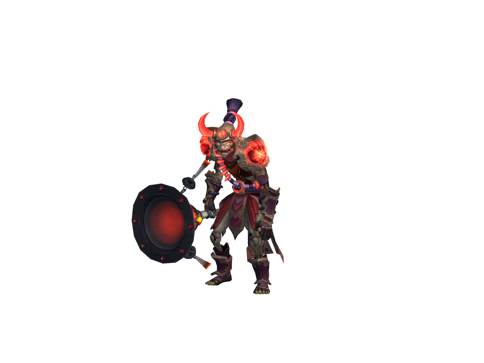 Acorn 3D character render