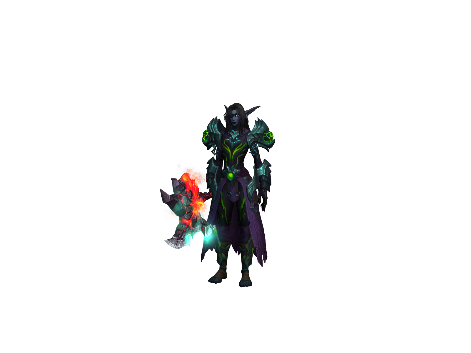 Abusedwar 3D character render