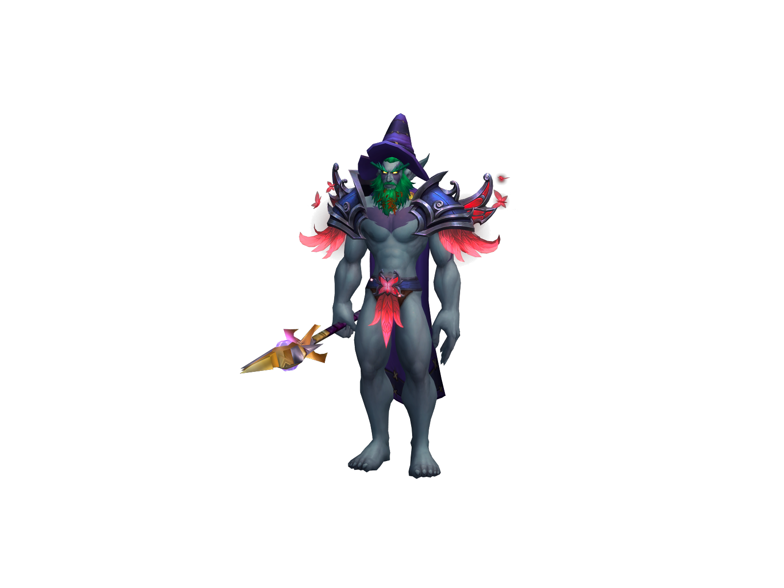 Levidaflow 3D character render