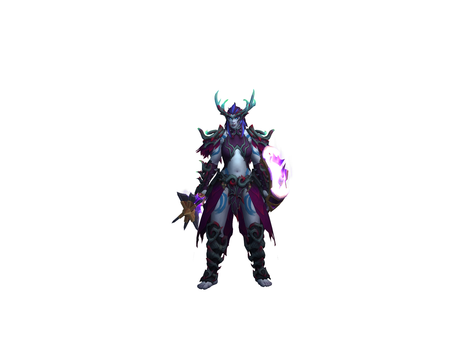 Waterveil 3D character render