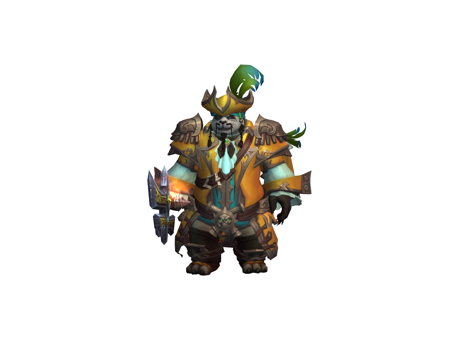 Feubar 3D character render