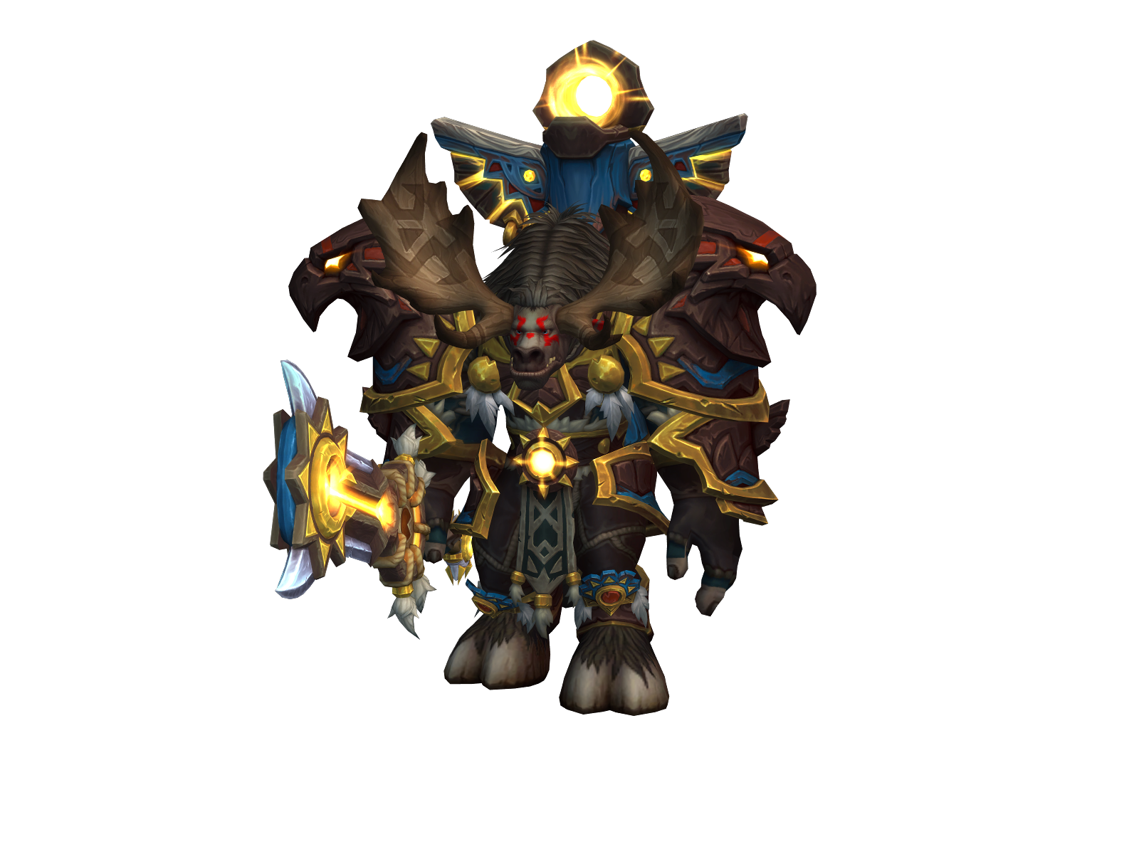 Rorrior 3D character render
