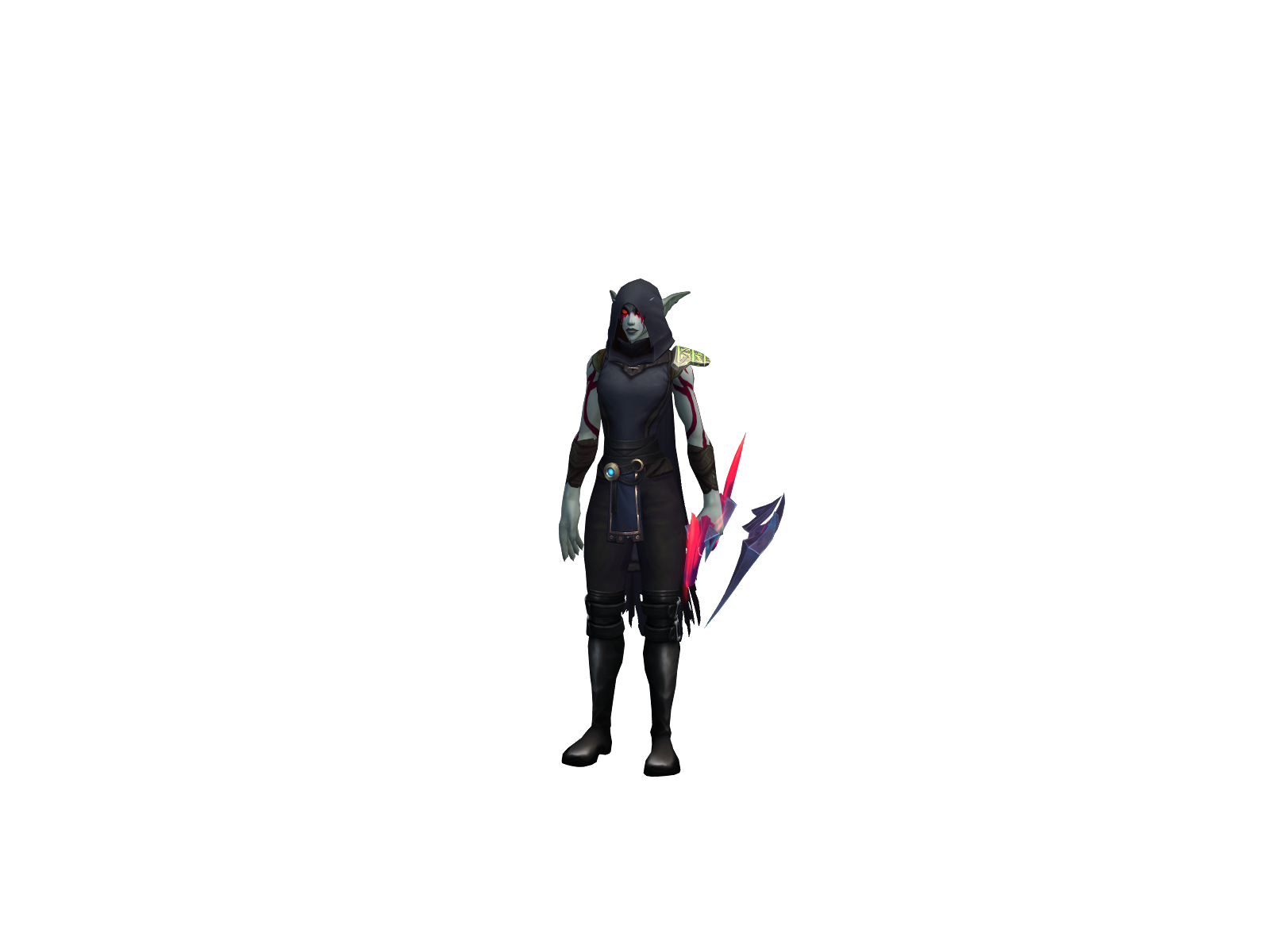 Cvntress 3D character render
