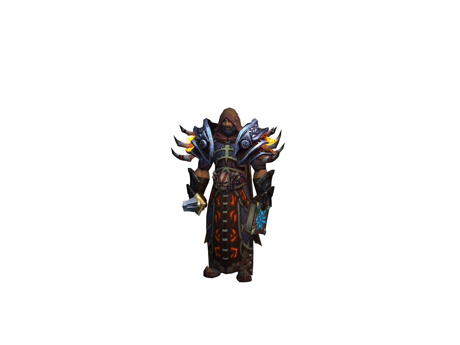 Sáuroñ 3D character render