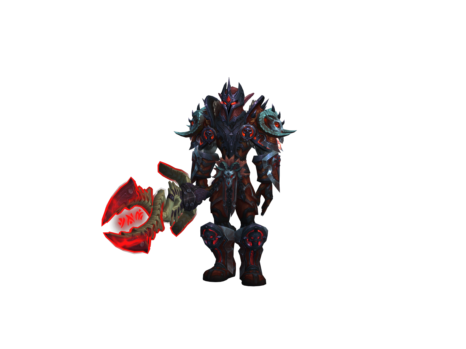 Deathberg 3D character render