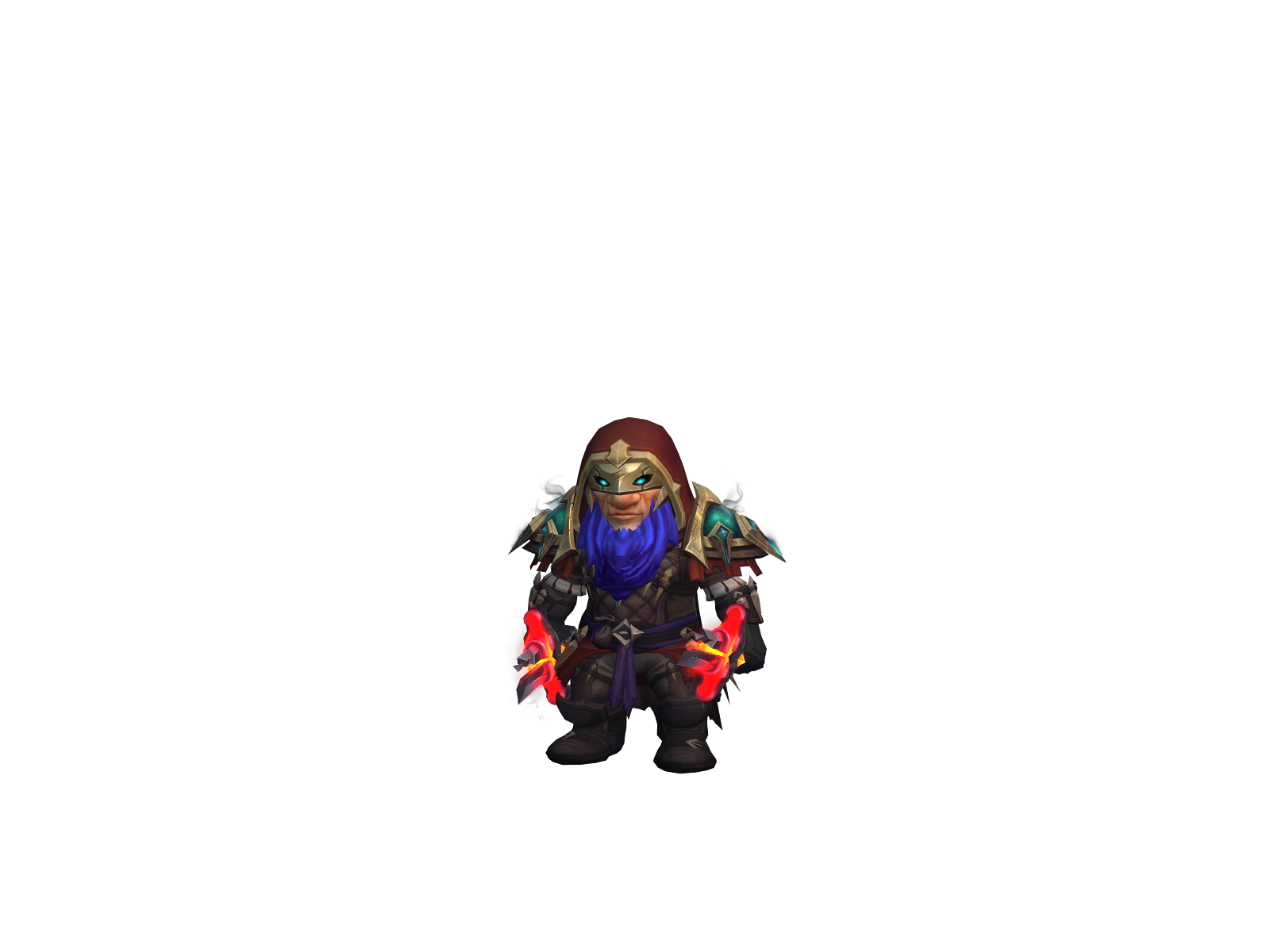Flowerthief 3D character render