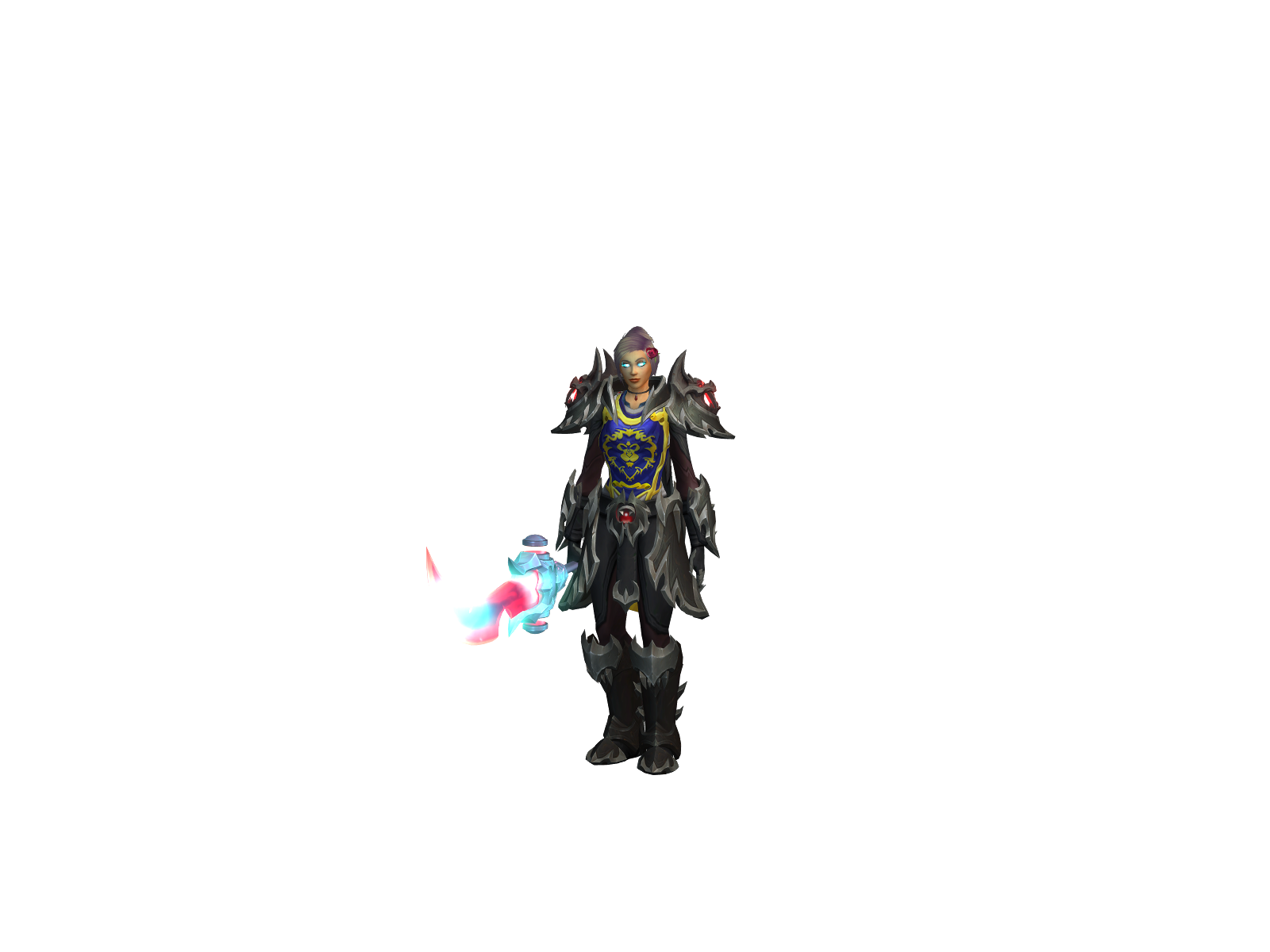 Zamphira 3D character render