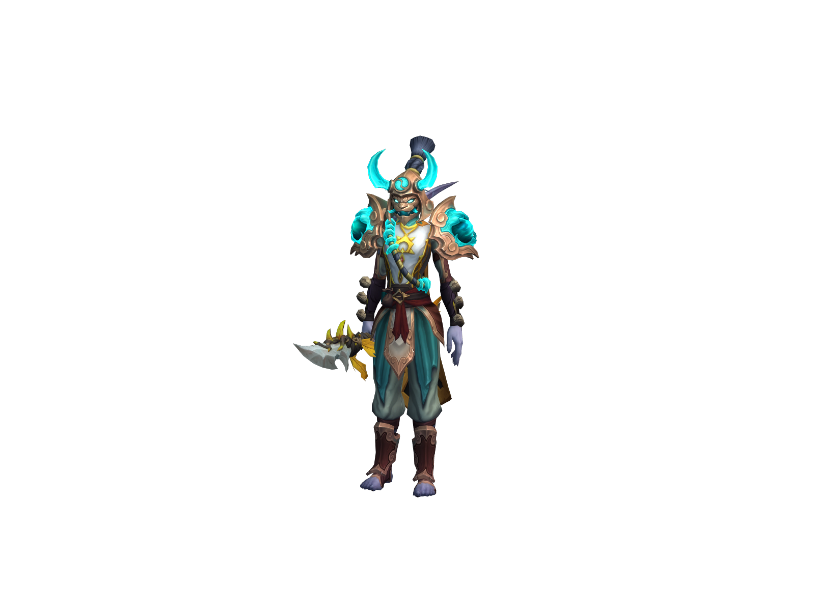 Haif 3D character render
