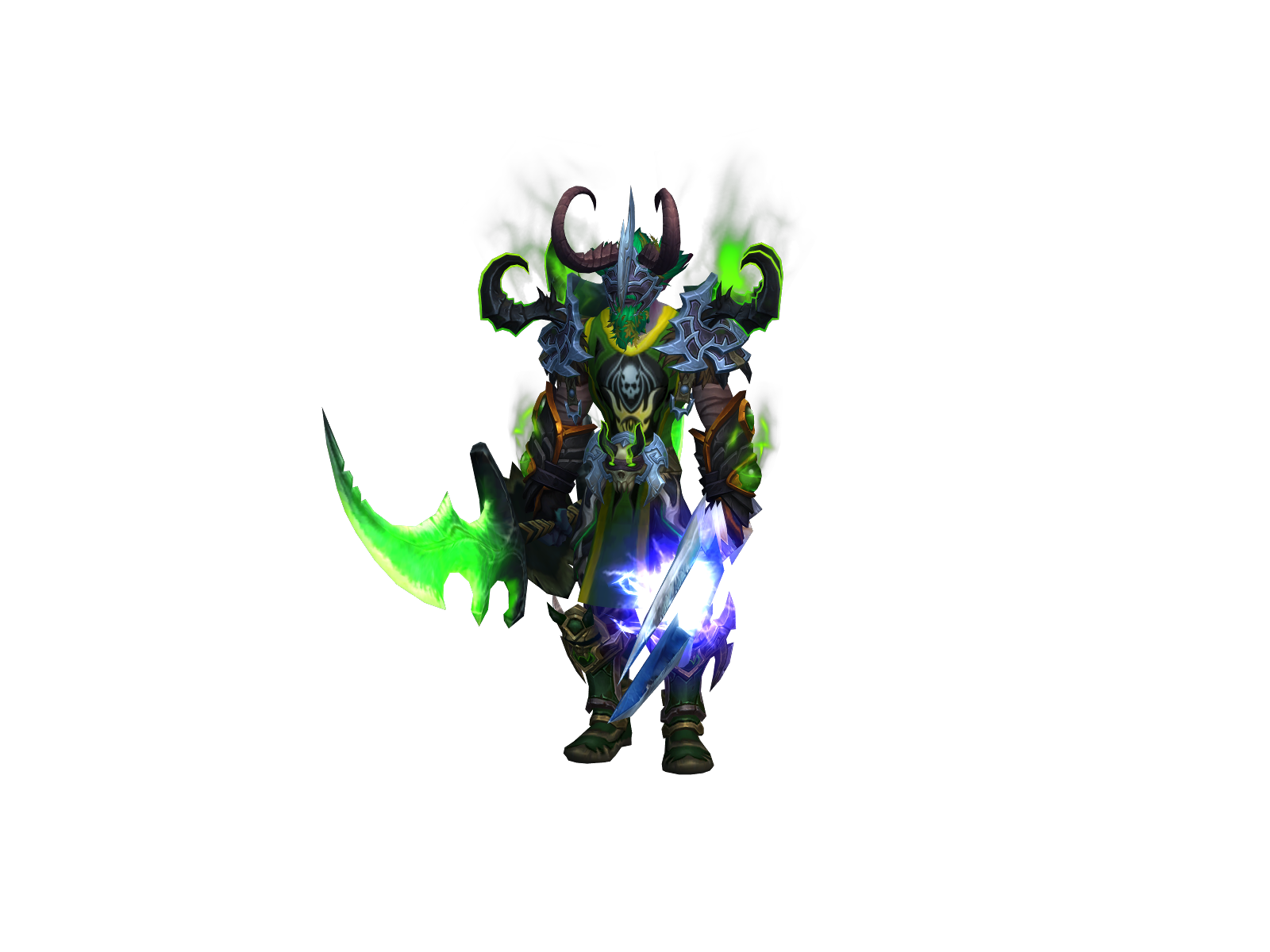 Dhampir 3D character render