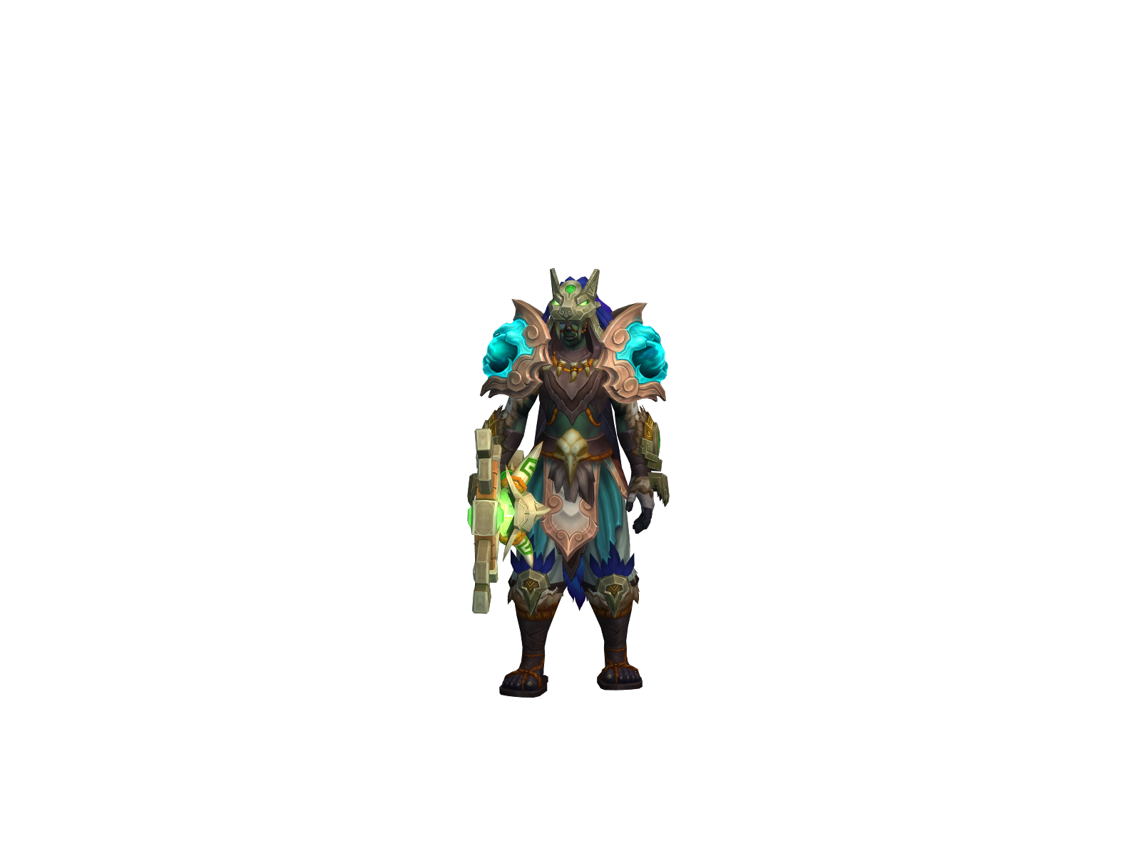 Dhealah 3D character render