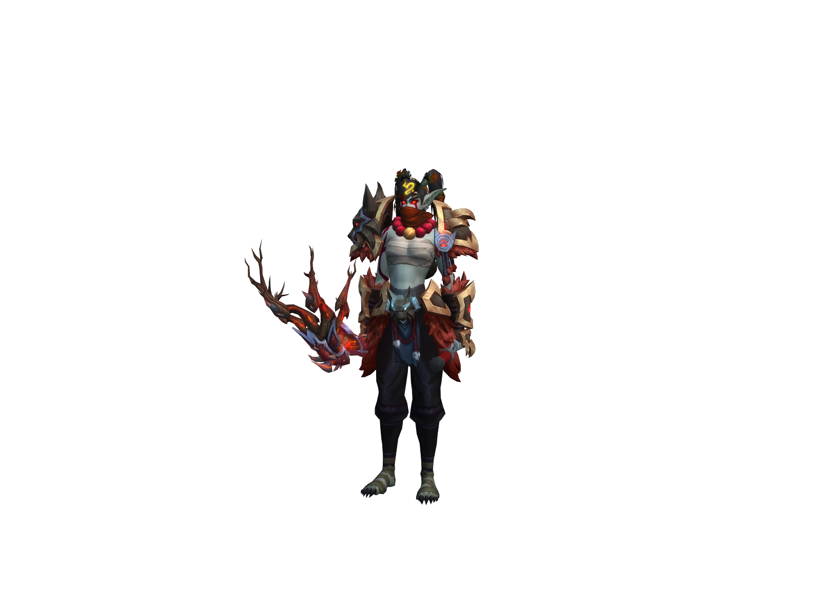 Fumkin 3D character render