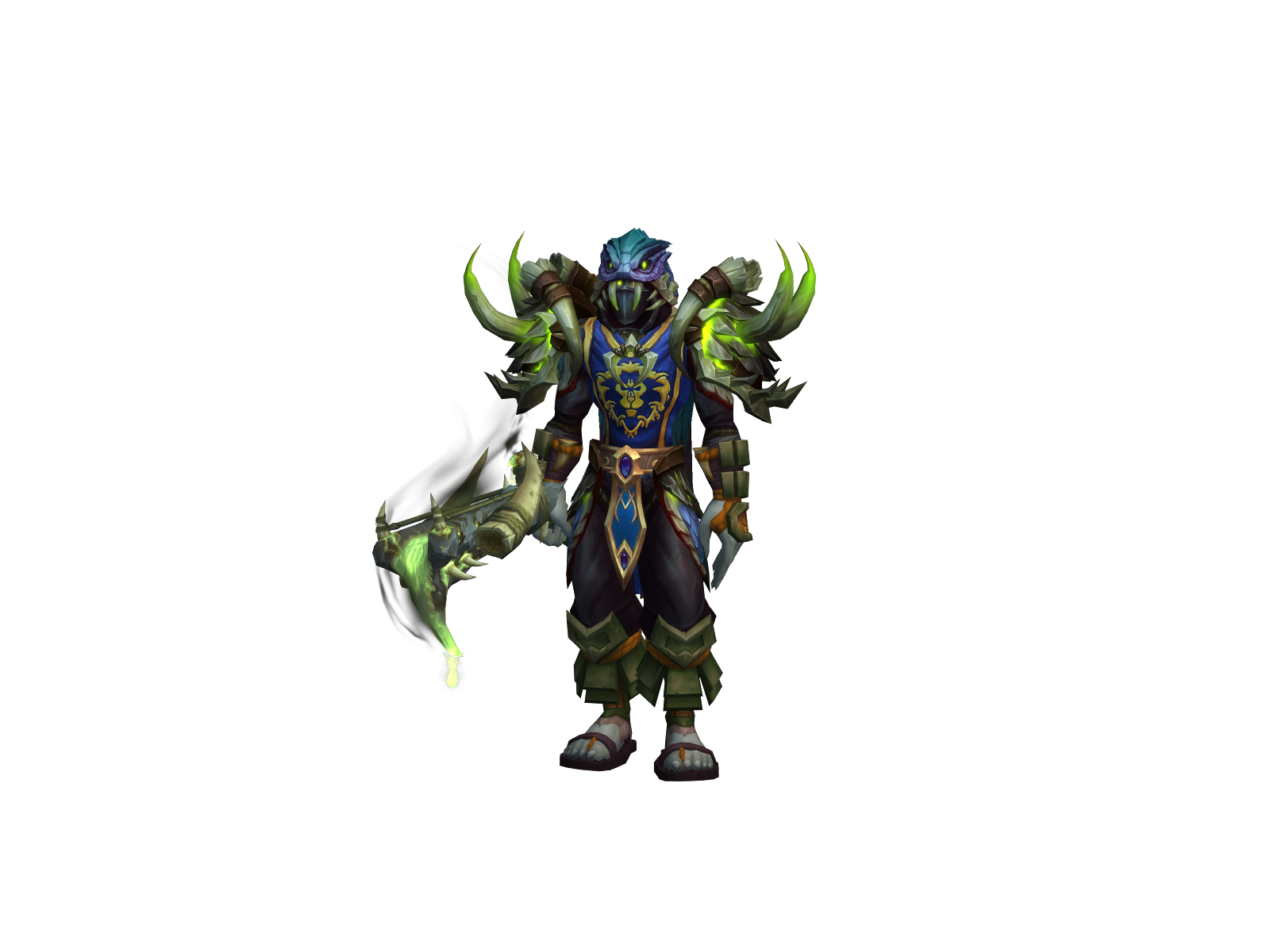 Naphtais 3D character render