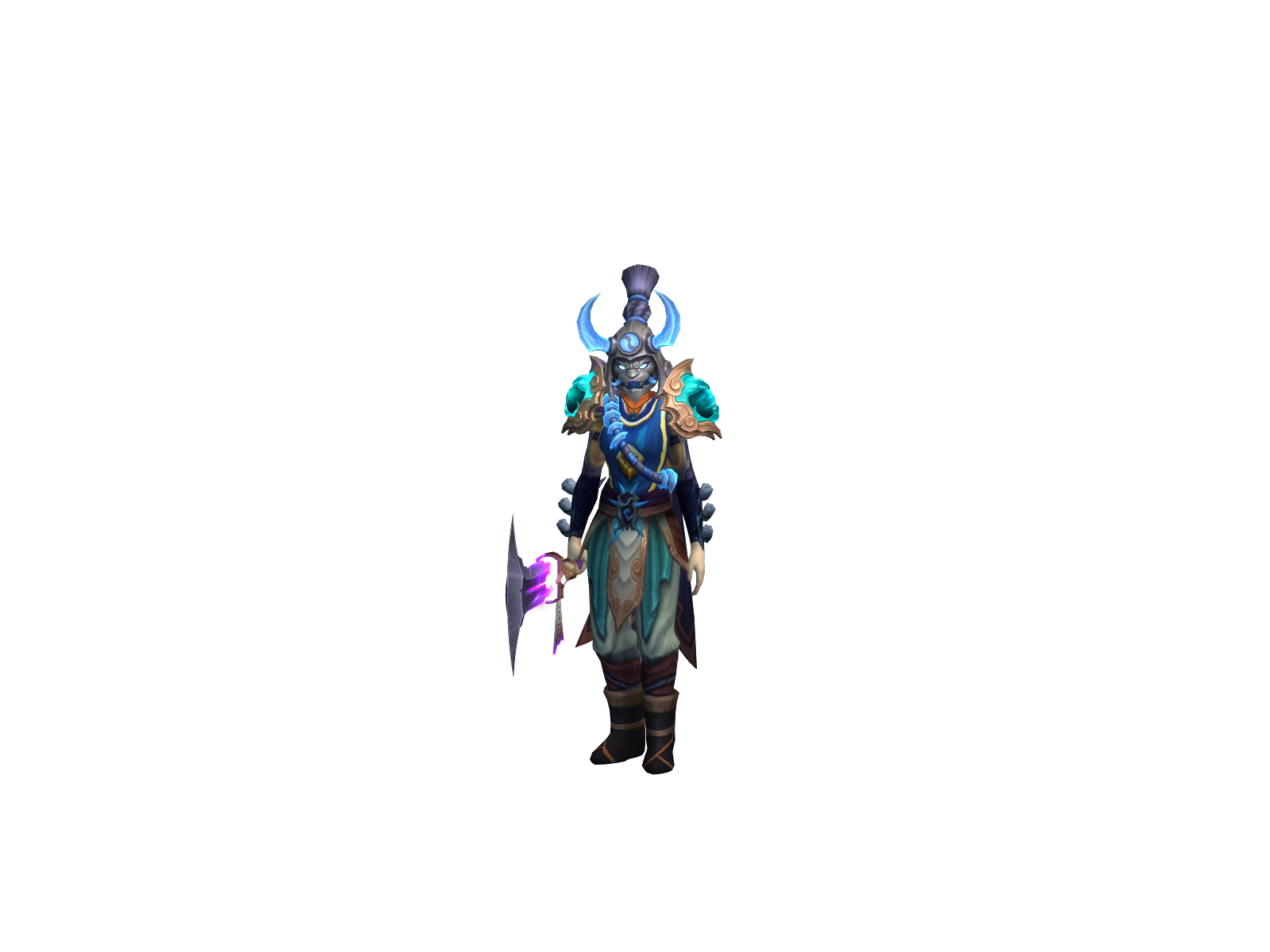 Heresucafist 3D character render